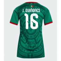 Stroje piłkarskie Meksyk Julian Quinones #16 Koszulka Podstawowej dla damskie MŚ 2026 Krótki Rękaw